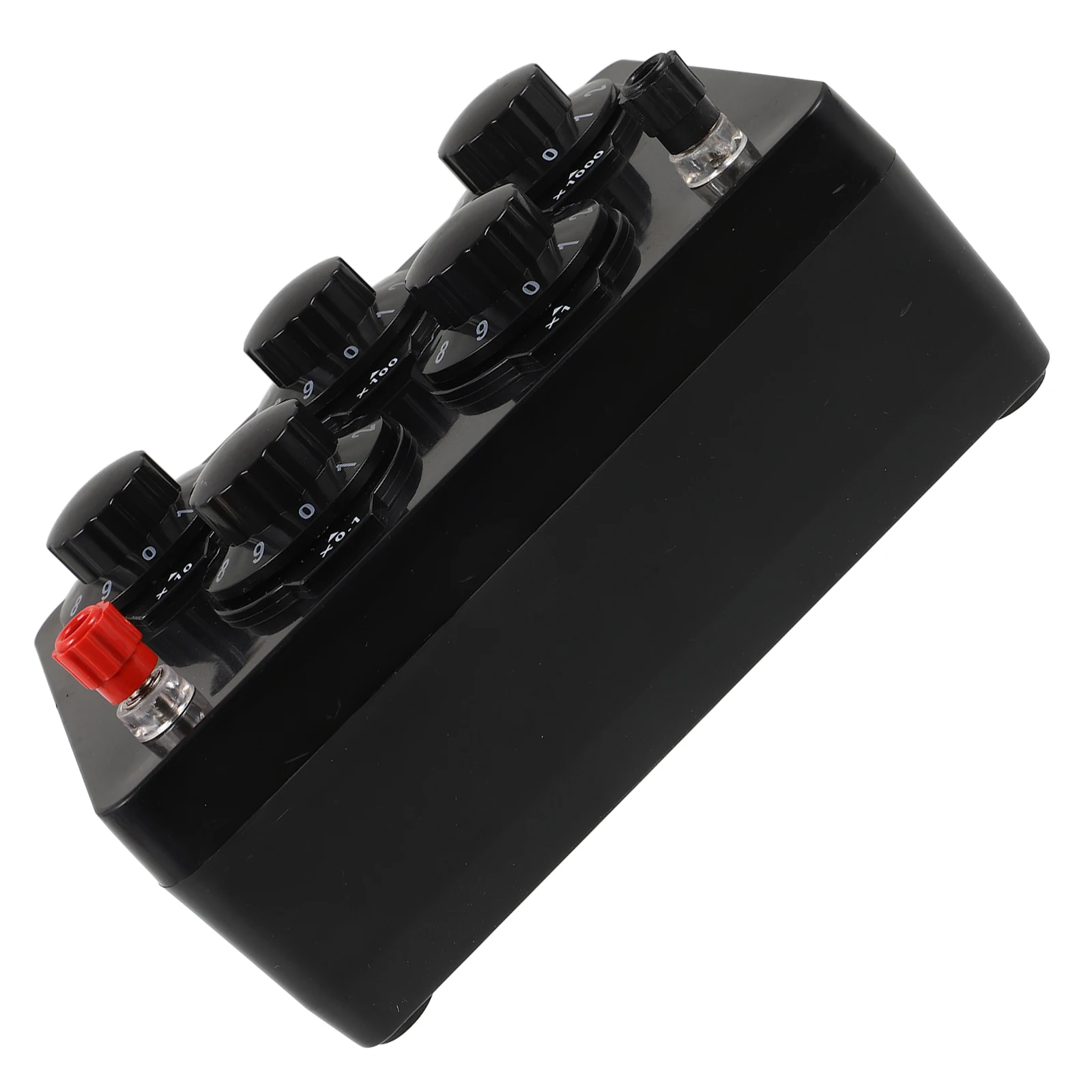 Electrical Resistance Box Resistor Kit Physical Equipment Black Plastic Adjustable Ohm Resistors
Electrical Resistance Box Resistor Kit Physical Equipment Black Plastic Adjustable Ohm Resistors