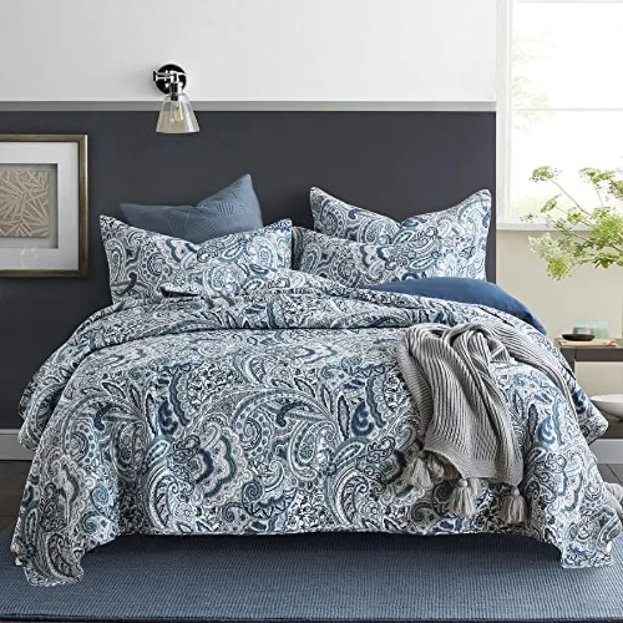 Cotton Bedspread Quilt Sets 3 Pieces Reversible Comforter Coverlet Sets Queen Size
Cotton Bedspread Quilt Sets 3 Pieces Reversible Comforter Coverlet Sets Queen Size
