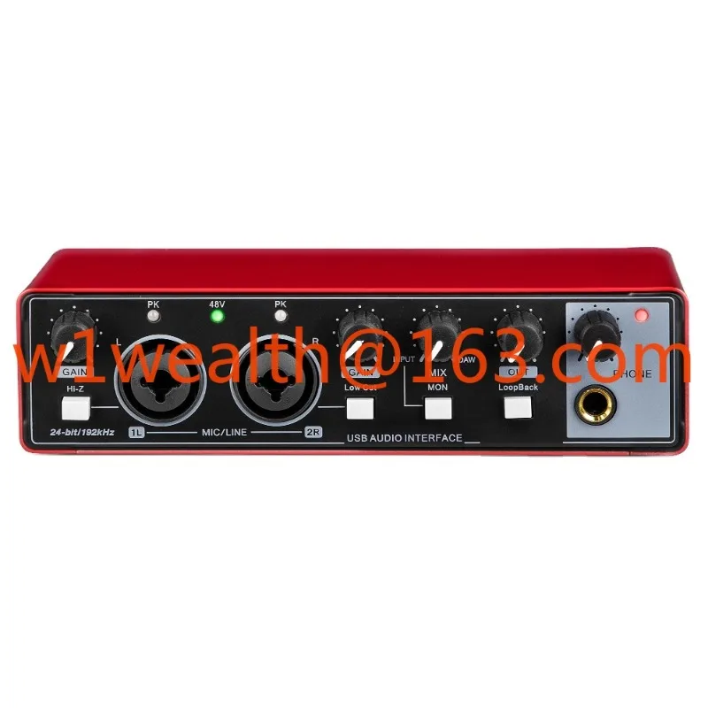 MD22 New Professional 2Channels 24Bit 192Hkz Audio Interface and USB Sound Card for Live Recording
MD22 New Professional 2Channels 24Bit 192Hkz Audio Interface and USB Sound Card for Live Recording