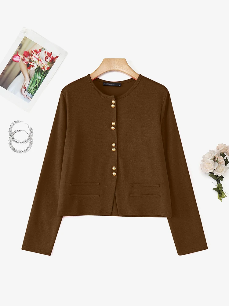 2025 ZANZEA Fashion Long Sleeve Sweaters Women Elegant Office Jumpers Autumn Knitted Cardigan Casual Solid Color Blusas Knitwear
2025 ZANZEA Fashion Long Sleeve Sweaters Women Elegant Office Jumpers Autumn Knitted Cardigan Casual Solid Color Blusas Knitwear