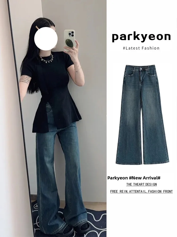 Retro American Deep Blue High Waist Bell Bottom Jeans Women's Summer Slim Fit Long Pants Non-Matching Leggings
Retro American Deep Blue High Waist Bell Bottom Jeans Women's Summer Slim Fit Long Pants Non-Matching Leggings