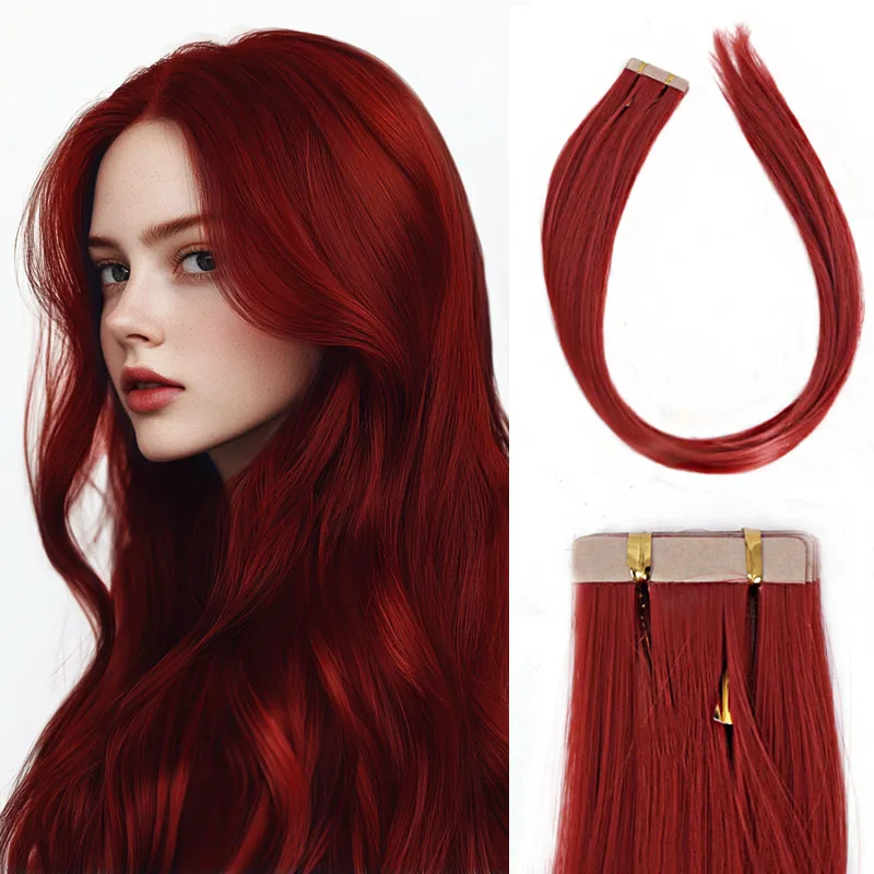 Tape in Hair Extensions 24 Inch Pink Tape in Straight Soft Synthetic Hair Piece For Women For Highlight Cosplay Party (10PCS)
Tape in Hair Extensions 24 Inch Pink Tape in Straight Soft Synthetic Hair Piece For Women For Highlight Cosplay Party (10PCS)