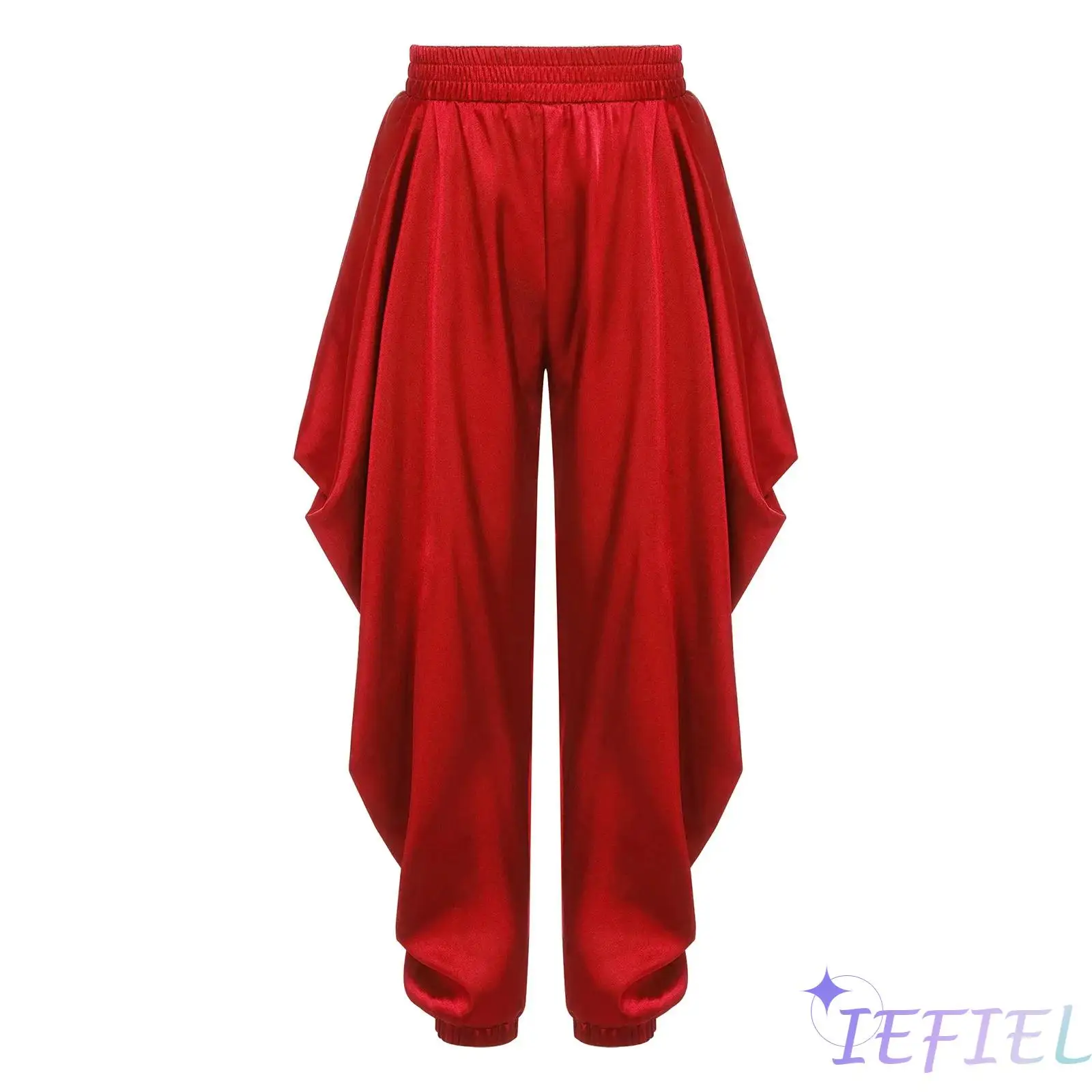 Kids Boys Girls Arab Prince Cosplay Costume Satin Dhoti Pants Elastic Waistband Loose Baggy Trousers Halloween Carnival Events
Kids Boys Girls Arab Prince Cosplay Costume Satin Dhoti Pants Elastic Waistband Loose Baggy Trousers Halloween Carnival Events