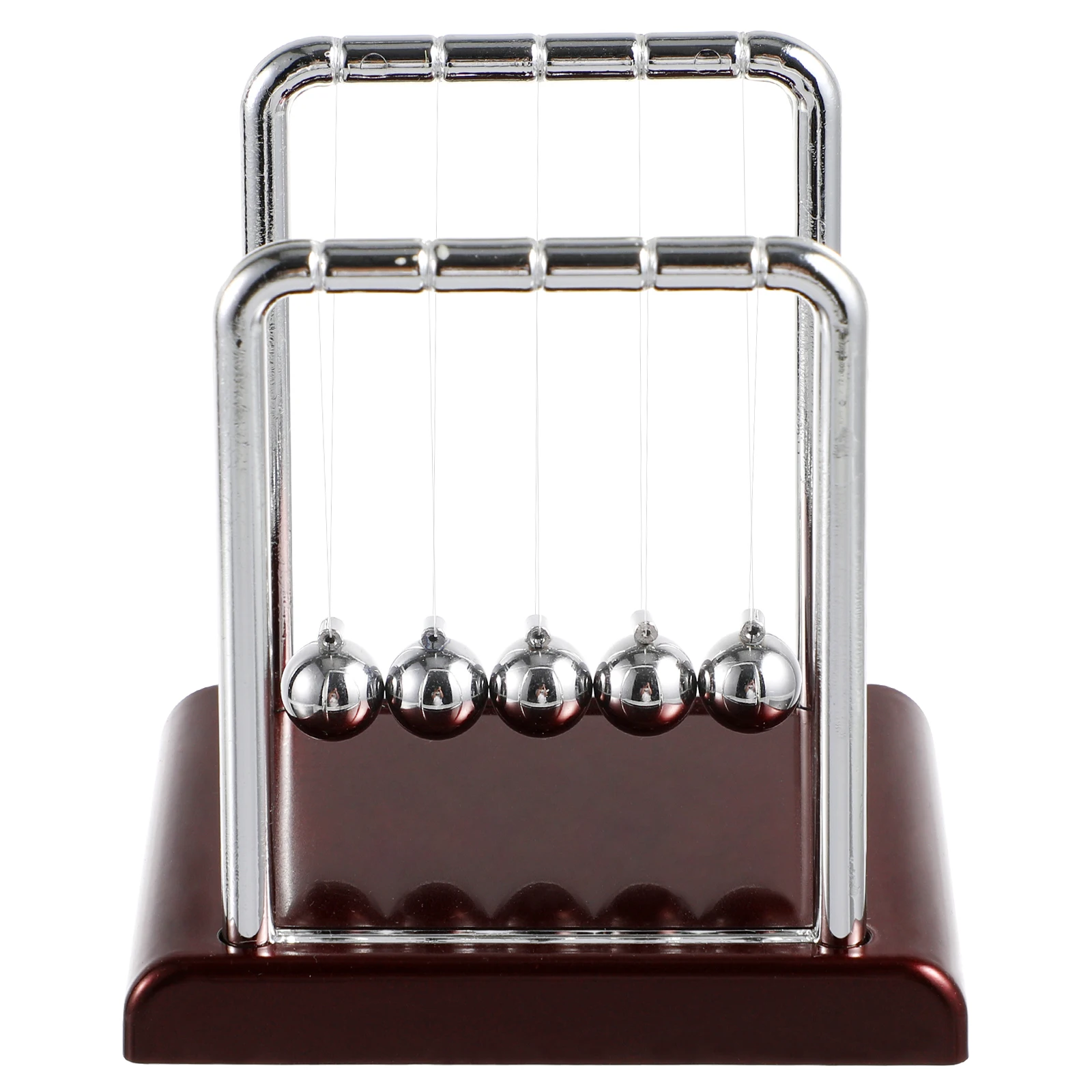 Newton Pendulum Balls Metal Swaying Ball Cradle Balance Desk Toy Gadget Square Bumper Educational Physics Momentum Energy
Newton Pendulum Balls Metal Swaying Ball Cradle Balance Desk Toy Gadget Square Bumper Educational Physics Momentum Energy