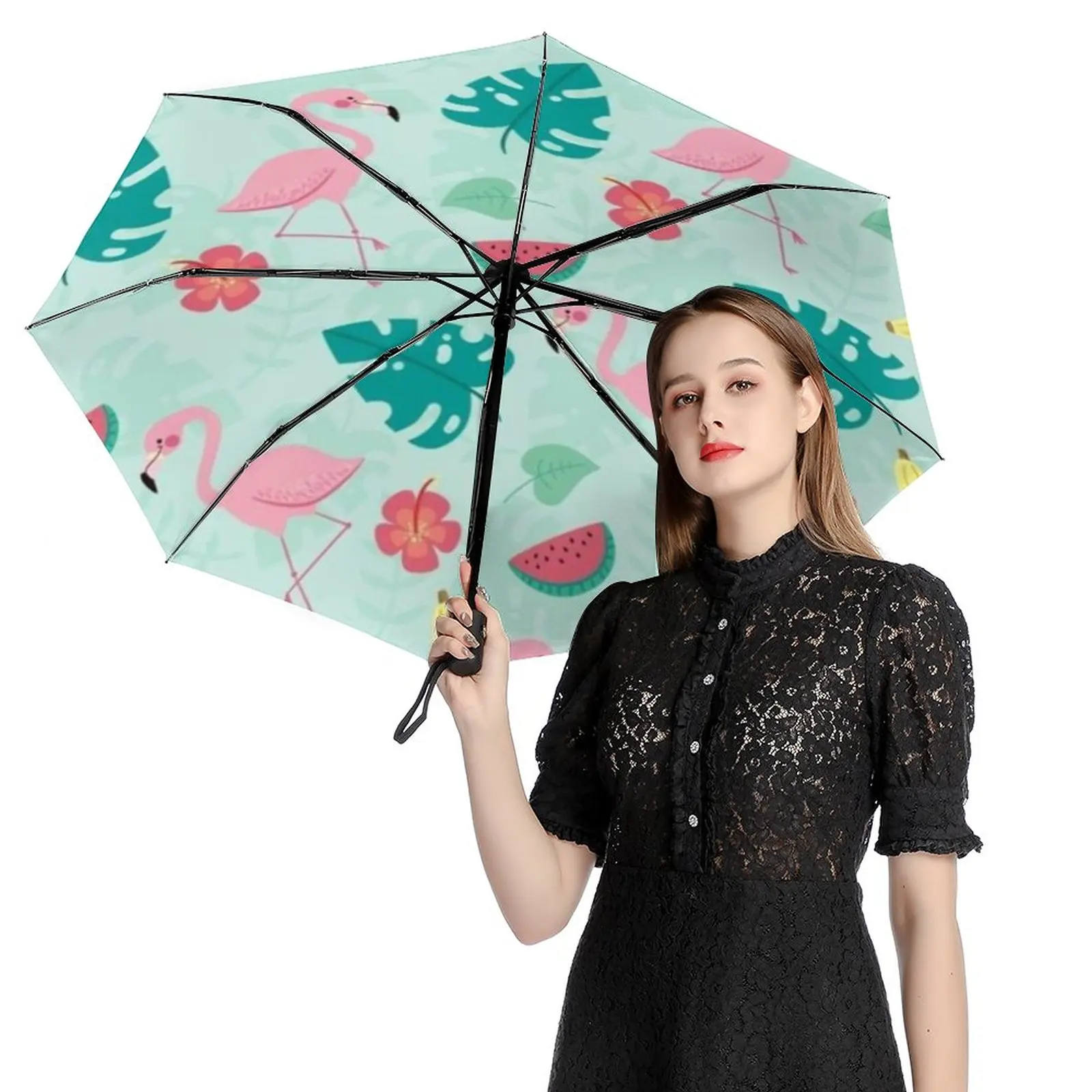 Automatic Umbrella Rain Sun Rain Anti Uv Windproof Beach Umbrella Girl Parasol Folding Parasol Umbrellas Rain Women Portable114
Automatic Umbrella Rain Sun Rain Anti Uv Windproof Beach Umbrella Girl Parasol Folding Parasol Umbrellas Rain Women Portable114