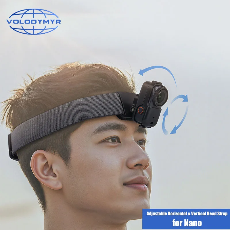 VOLODYMYR Headband for DJI Osmo Nano Vertical/Horizontal Headband with Rotatable Adjustable Elastic Retention Strap Camera
VOLODYMYR Headband for DJI Osmo Nano Vertical/Horizontal Headband with Rotatable Adjustable Elastic Retention Strap Camera