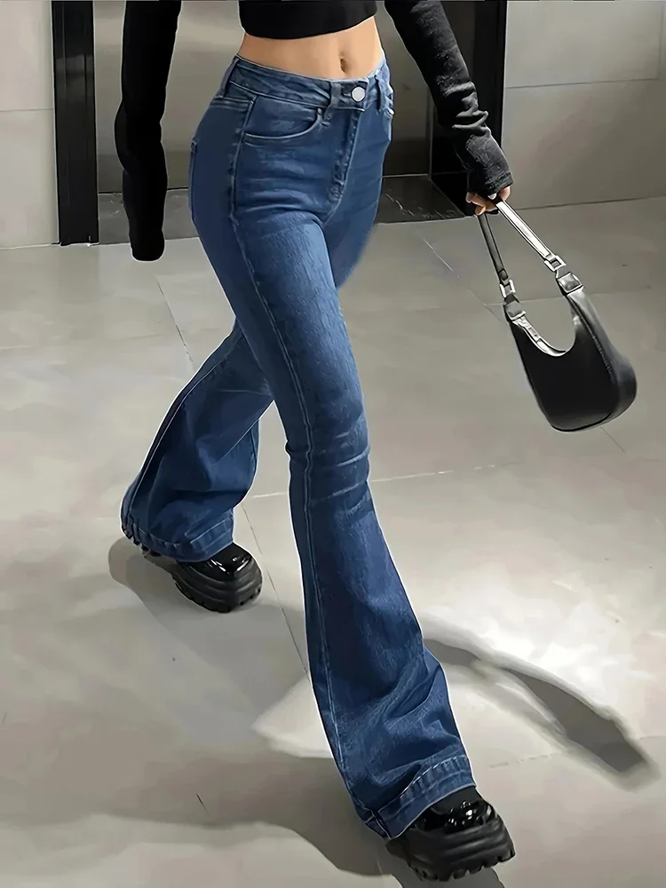 Vintage Comfortable Stretch Slim Fit Denim Pants 2025 Lady Chic Fashion High Waist Flare Jeans Girls Bell Bottoms Blue Trousers
Vintage Comfortable Stretch Slim Fit Denim Pants 2025 Lady Chic Fashion High Waist Flare Jeans Girls Bell Bottoms Blue Trousers