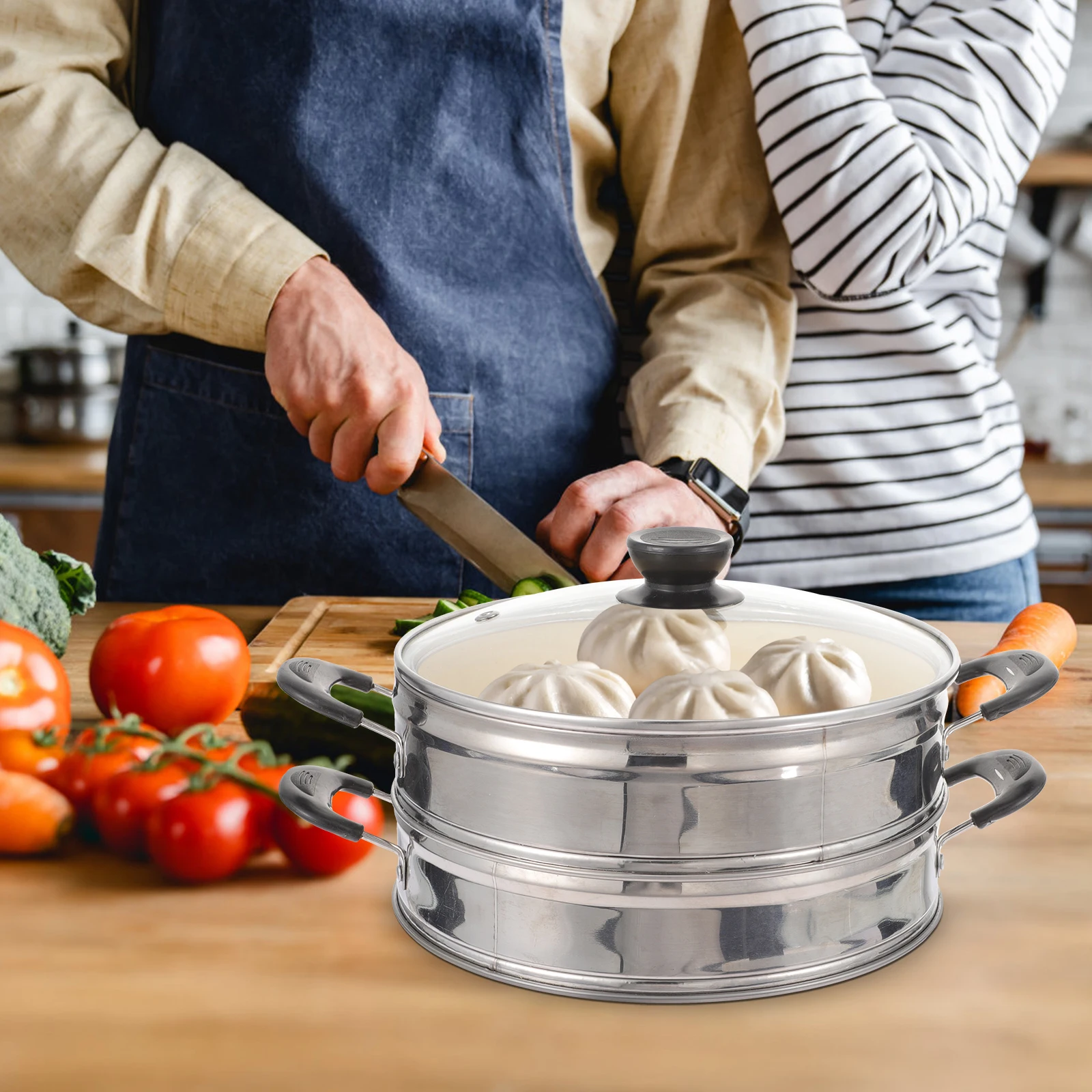 Bamboo Steamer Basket Large Sturdy Cooking Accessories Steam Rack Shelf Nutrient Retention Handles Easy Removal Steamer
Bamboo Steamer Basket Large Sturdy Cooking Accessories Steam Rack Shelf Nutrient Retention Handles Easy Removal Steamer
