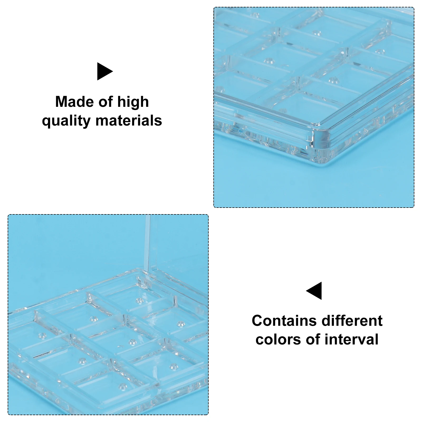 4 Pcs Eyeshadow Storage Case Empty Container Travel ganizer 9 Grids Square Transparent Cosmetics Sub Package 
4 Pcs Eyeshadow Storage Case Empty Container Travel ganizer 9 Grids Square Transparent Cosmetics Sub Package
