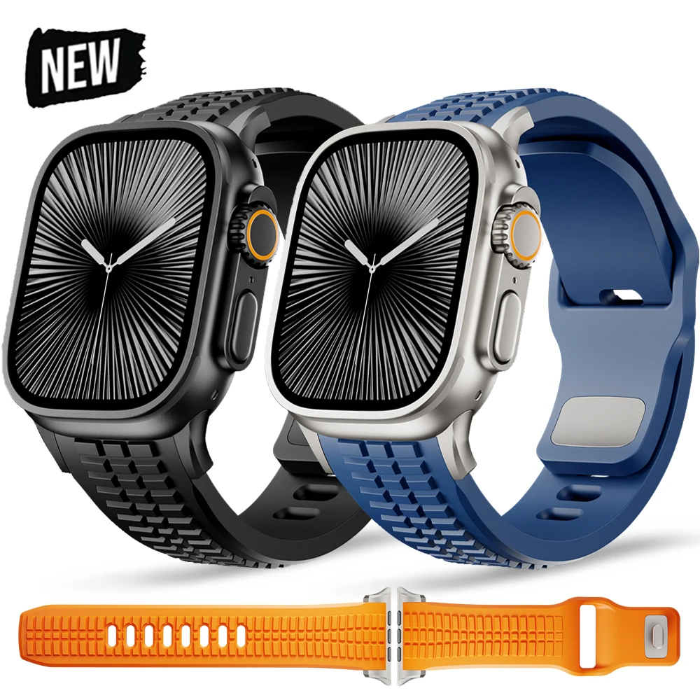 Роскошный силиконовый ремешок для Apple Watch Ultra 3 49 мм серии 11 10 46 мм Спортивный браслет для iWatch 9 8 7 6 SE 45 мм 44 мм Ремешок Correa
Роскошный силиконовый ремешок для Apple Watch Ultra 3 49 мм серии 11 10 46 мм Спортивный браслет для iWatch 9 8 7 6 SE 45 мм 44 мм Ремешок Correa