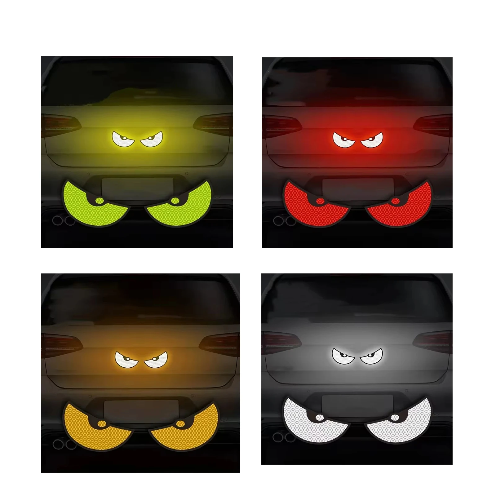 1 Pair Car Devil Eye Stickers Reflective Sticker Safety Warning Tape Cat Eyes Pattern Night Driving Safety Decals 10*5cm
1 Pair Car Devil Eye Stickers Reflective Sticker Safety Warning Tape Cat Eyes Pattern Night Driving Safety Decals 10*5cm