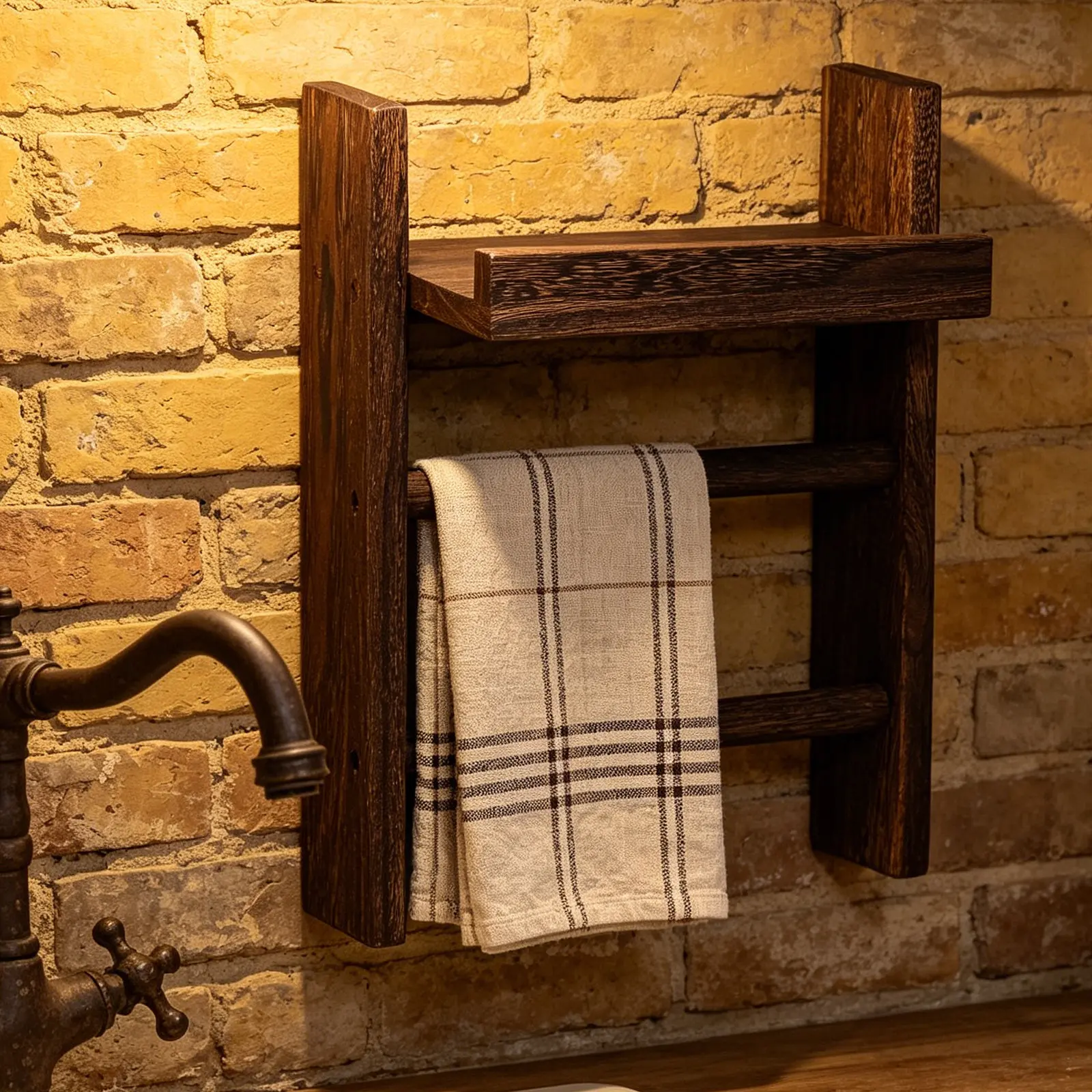 Bathroom Wooden Wall Mounted Towel Rack Shelf Rustic Multi Storage Organizer Space Saving Towel Holder for Small Bathroom
Bathroom Wooden Wall Mounted Towel Rack Shelf Rustic Multi Storage Organizer Space Saving Towel Holder for Small Bathroom