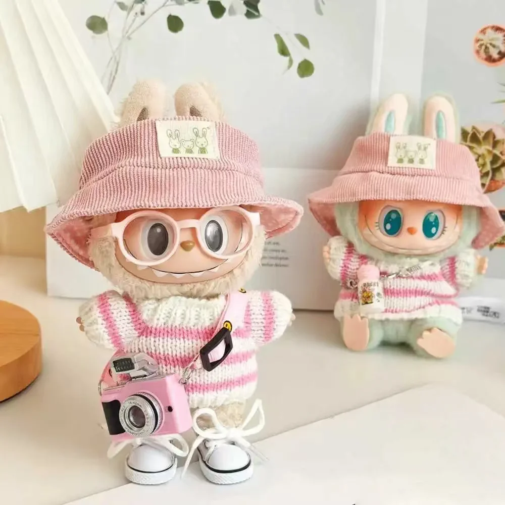 Labubu clothes Doll Shirts for 17cm Labubu Plush Doll Striped Sweater Kid Toy Girl Gift Cute Match Pink/Blue
Labubu clothes Doll Shirts for 17cm Labubu Plush Doll Striped Sweater Kid Toy Girl Gift Cute Match Pink/Blue