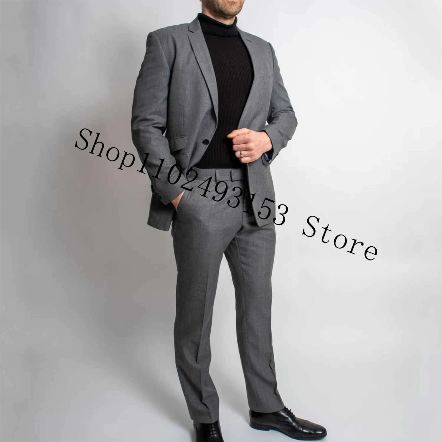 Gray Formal Business Men Suits Slim Fit Notched Lapel Two Buttons 2 Pieces Male Suits Groom Wedding Tuxedos Costume Homme
Gray Formal Business Men Suits Slim Fit Notched Lapel Two Buttons 2 Pieces Male Suits Groom Wedding Tuxedos Costume Homme
