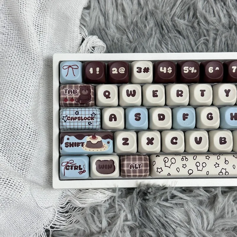 Little Bear Cake Theme Keycaps Set Customization PBT Sublimation MOA Profile Keyboard Cap for Mechanical Keyboard Accessories
Little Bear Cake Theme Keycaps Set Customization PBT Sublimation MOA Profile Keyboard Cap for Mechanical Keyboard Accessories