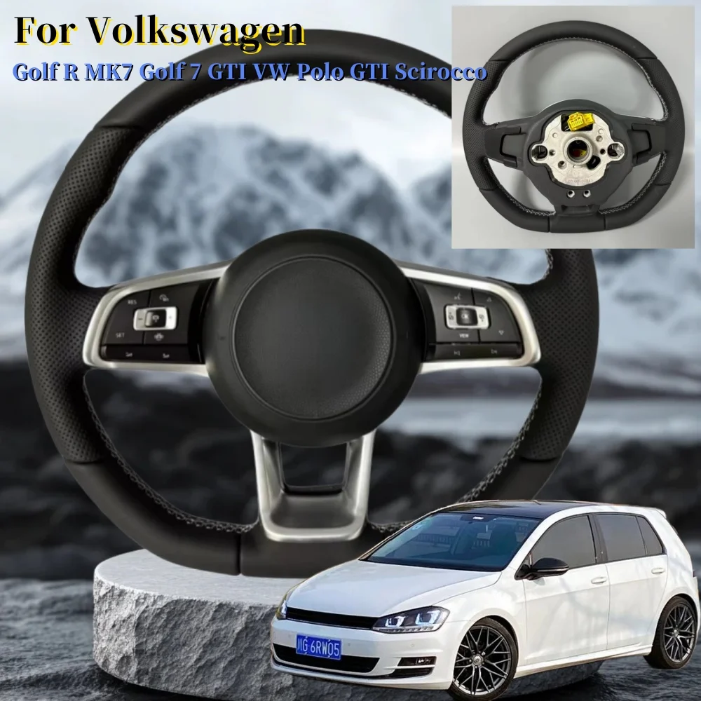 Кожаный чехол на руль автомобиля по индивидуальному заказу для Volkswagen VW Golf R MK7 Golf 7 GTI VW Polo GTI Scirocco, автомобильные аксессуары
Кожаный чехол на руль автомобиля по индивидуальному заказу для Volkswagen VW Golf R MK7 Golf 7 GTI VW Polo GTI Scirocco, автомобильные аксессуары