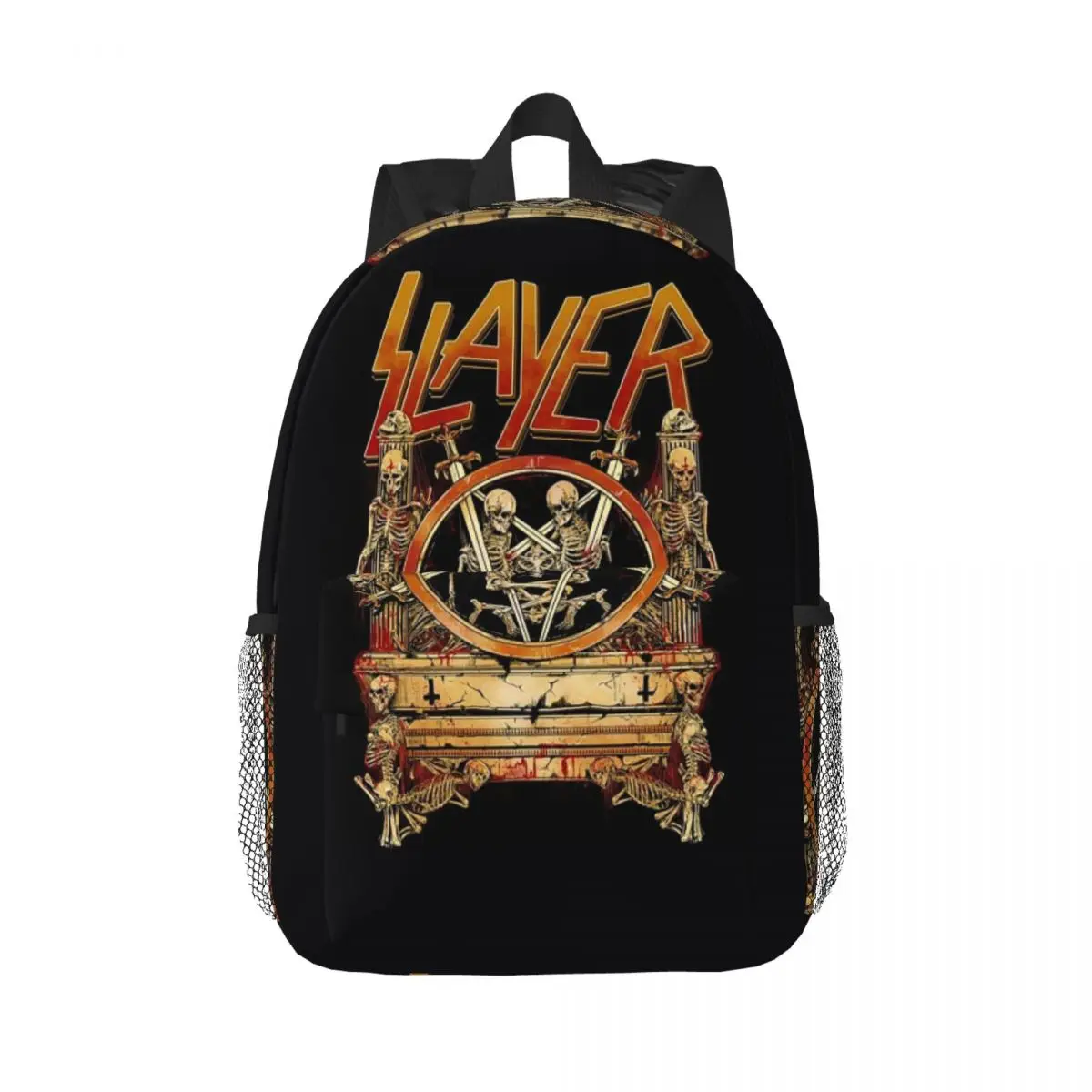 Рюкзак с логотипом Heavy Metal Rock Slayer, Лидер продаж, рюкзак большой емкости для мальчиков и девочек, сумки на плечо для мужчин и женщин, школьная сумка
Рюкзак с логотипом Heavy Metal Rock Slayer, Лидер продаж, рюкзак большой емкости для мальчиков и девочек, сумки на плечо для мужчин и женщин, школьная сумка
