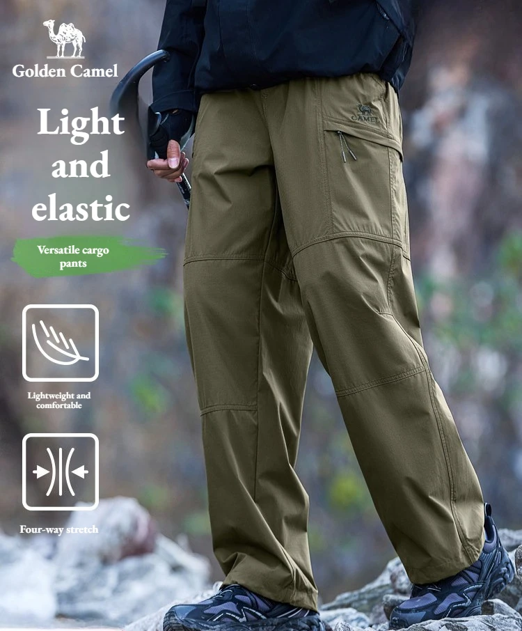 Golden Camel Men's Outdoor Hiking Pants 2026 Summer Sports Waterproof Straight Paratrooper Light Loose Mountaineering Pants
Golden Camel Men's Outdoor Hiking Pants 2026 Summer Sports Waterproof Straight Paratrooper Light Loose Mountaineering Pants