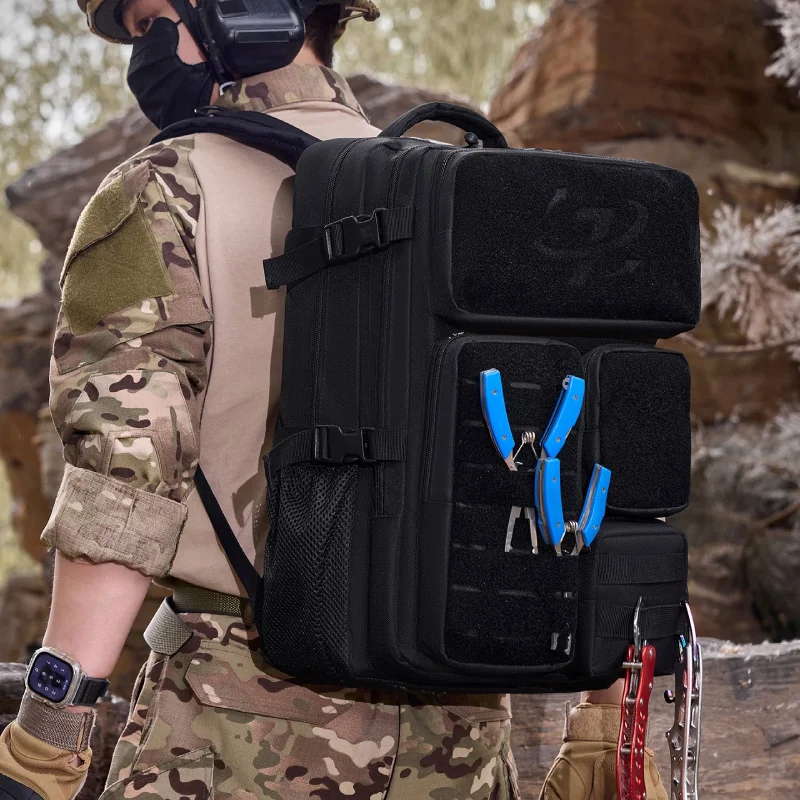 Outdoor Fishing Camping Climbing Backpack Fishing Tackle Molle Racksack Sports Fishing Hunting Trekking Double Shoulder Bag
Outdoor Fishing Camping Climbing Backpack Fishing Tackle Molle Racksack Sports Fishing Hunting Trekking Double Shoulder Bag