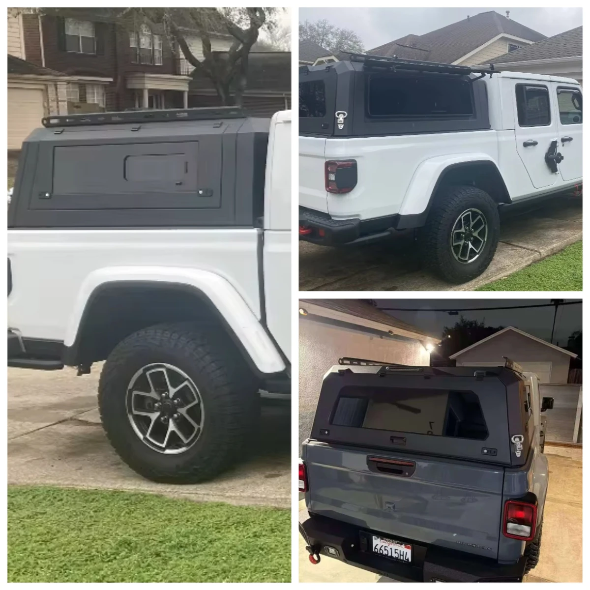 Customized Aluminum Pickup Top Canopy Eith Both Sliding Window for Gladiator JT Camper Leakproof Anti-rusted Truck Topper
Customized Aluminum Pickup Top Canopy Eith Both Sliding Window for Gladiator JT Camper Leakproof Anti-rusted Truck Topper