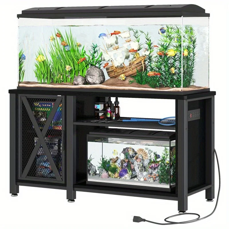 55-75 Gallon Metal Aquarium Stand Fish Tank Stand Storage Cabinet w/Power Outlet
55-75 Gallon Metal Aquarium Stand Fish Tank Stand Storage Cabinet w/Power Outlet