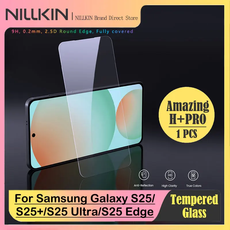 NILLKIN Anti-Explosion Screen Protector for S25 series, 9H Full Coverage Auto Installation Kit, Anti-Fingerprint Case Friendly
NILLKIN Anti-Explosion Screen Protector for S25 series, 9H Full Coverage Auto Installation Kit, Anti-Fingerprint Case Friendly