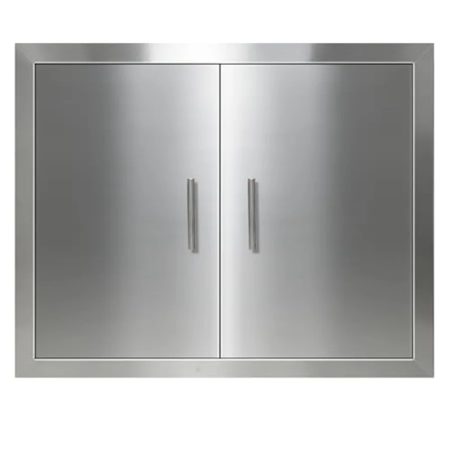 Outdoor Kitchen Doors 31 x 24 304 Stainless Steel Doors with Handles for BBQ Island Grilling Station Outdoor Cabinet
Outdoor Kitchen Doors 31 x 24 304 Stainless Steel Doors with Handles for BBQ Island Grilling Station Outdoor Cabinet
