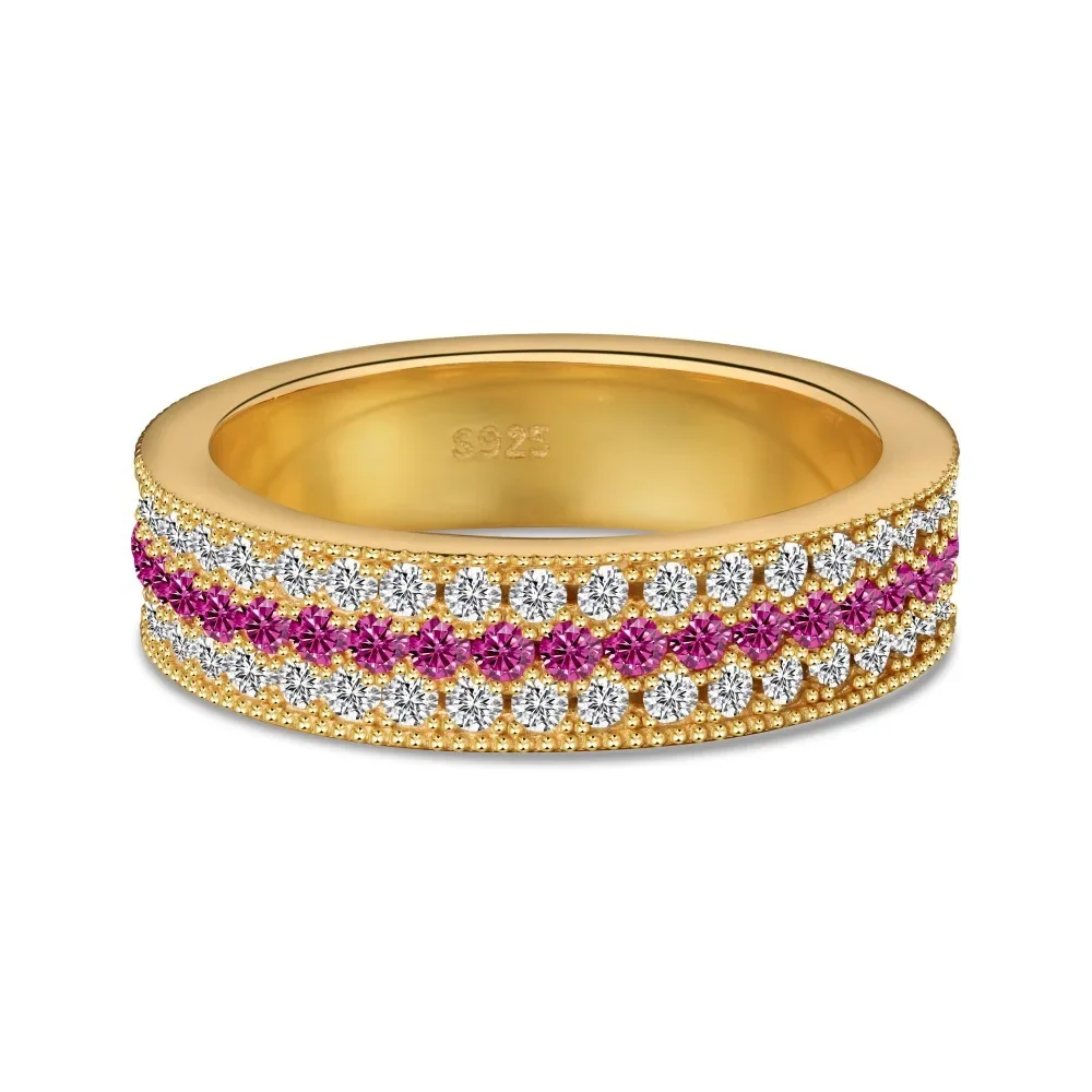 HOT SALE S925 Silver Ring Women's Light Luxury Diamond Rose Red Zircon High Grade Closed End Ring for Women
HOT SALE S925 Silver Ring Women's Light Luxury Diamond Rose Red Zircon High Grade Closed End Ring for Women