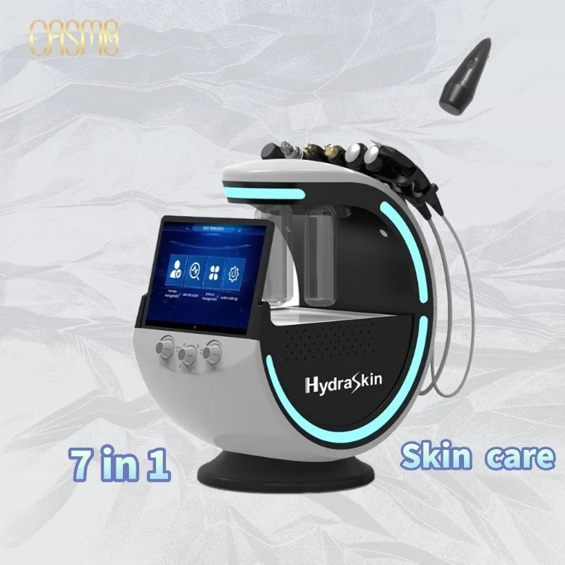 7 in 1 Hydra Beauty Facial Smart Ice Blue Machine Portable H2O2 Hydra Hydro Aqua Peel Hydrodermabrasion Facial Machine
7 in 1 Hydra Beauty Facial Smart Ice Blue Machine Portable H2O2 Hydra Hydro Aqua Peel Hydrodermabrasion Facial Machine 