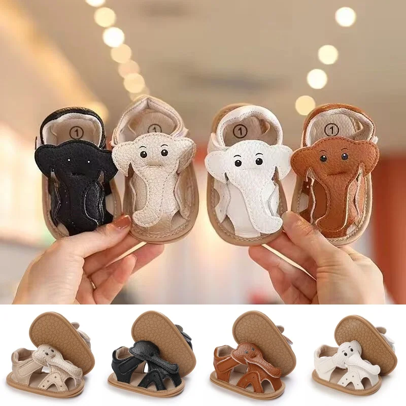 Prewalker Summer Cartoon Elephant Cute Breathable Soft Rubber Sole Anti slip First Kindergarten Shoes Sandals Suitable for 0-18M
Prewalker Summer Cartoon Elephant Cute Breathable Soft Rubber Sole Anti slip First Kindergarten Shoes Sandals Suitable for 0-18M