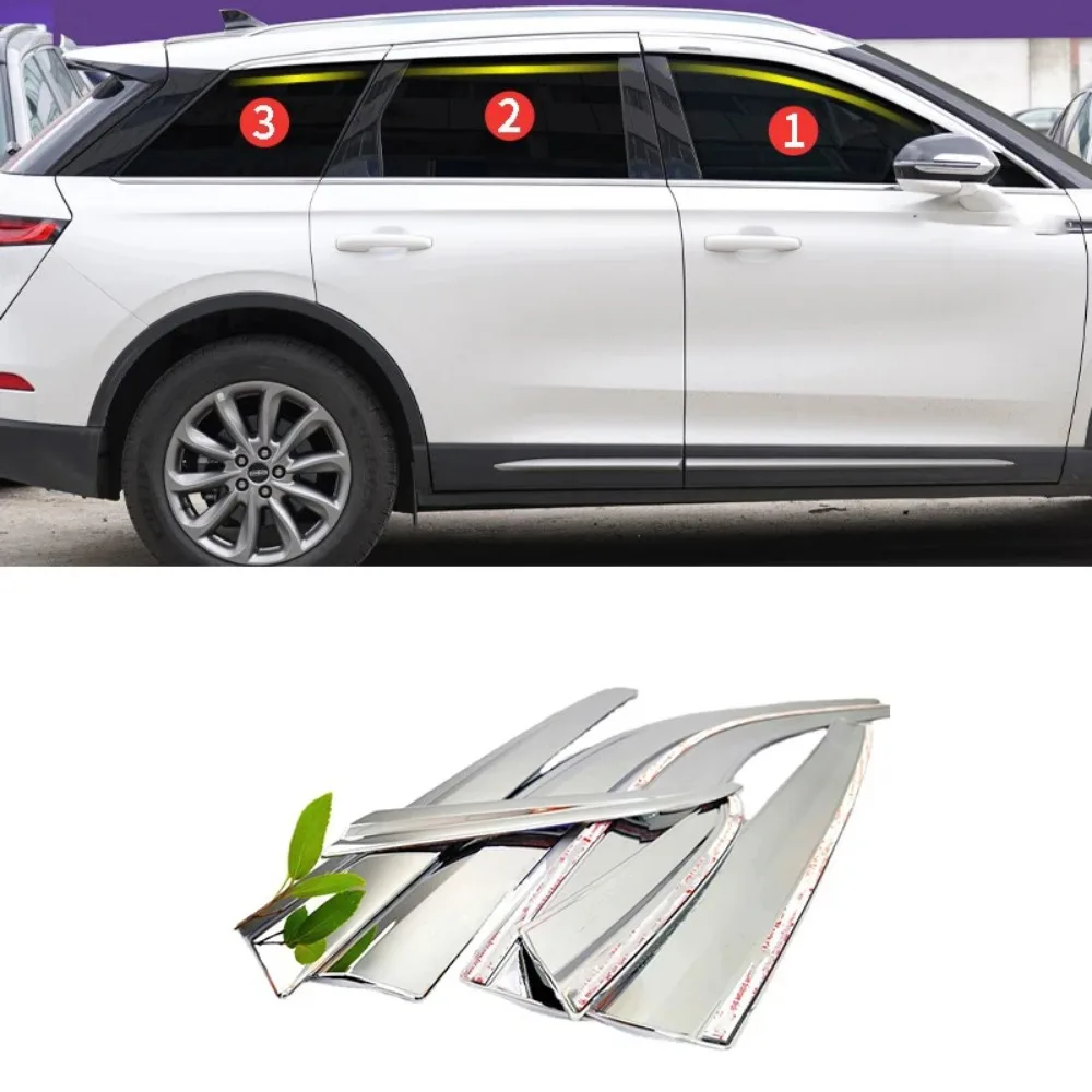 For Lincoln Corsair 2020 2021 2022 2023 ABS Chrome Door Window Visor Vent Shades Sun Rain Guard 6PCS Waterproof
For Lincoln Corsair 2020 2021 2022 2023 ABS Chrome Door Window Visor Vent Shades Sun Rain Guard 6PCS Waterproof