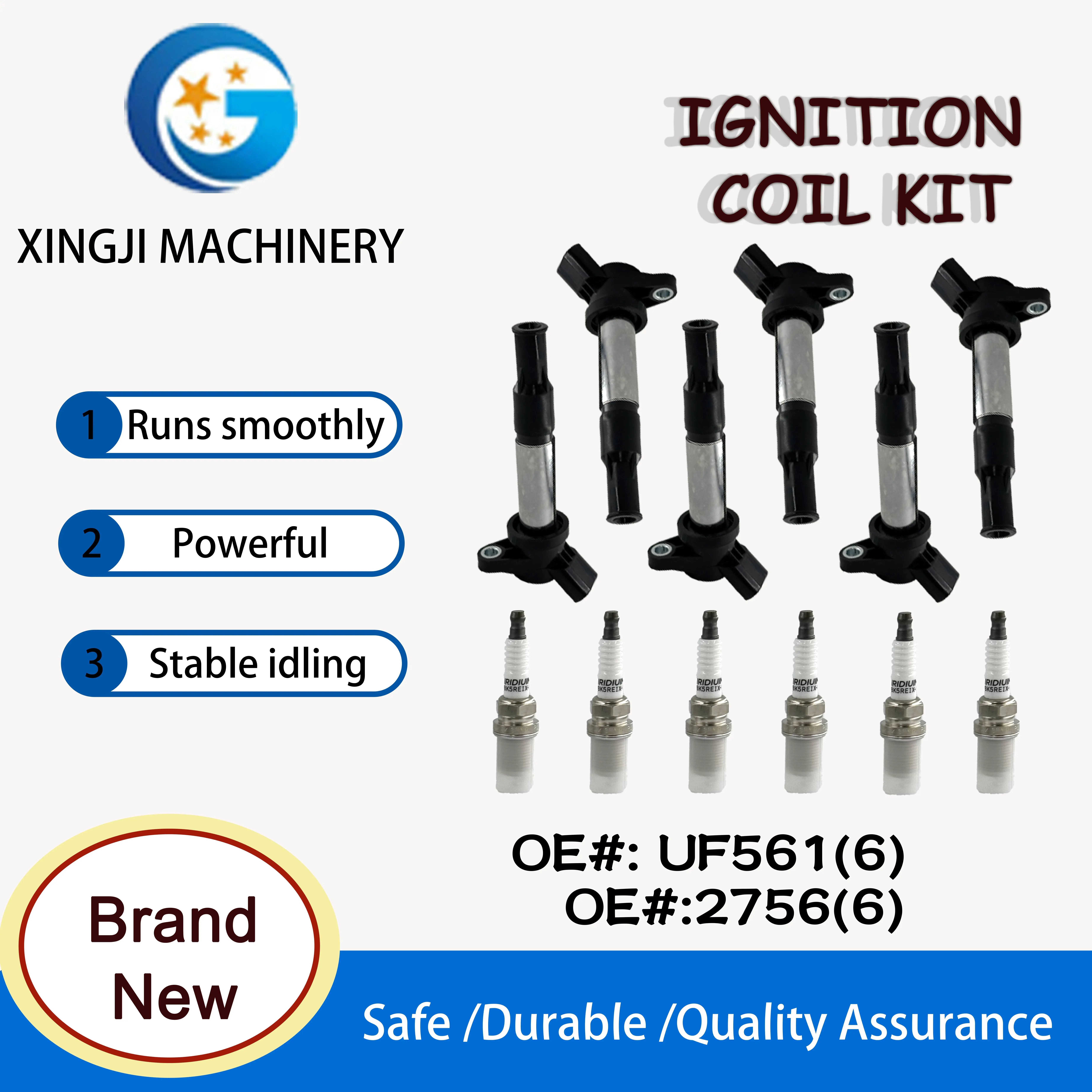 a set of Xingji 6 Ignition Coil Packs and Spark Plugs For Chevrolet Epica 2.0 2.5 2006-2011 #UF561 And #2756
a set of Xingji 6 Ignition Coil Packs and Spark Plugs For Chevrolet Epica 2.0 2.5 2006-2011 #UF561 And #2756