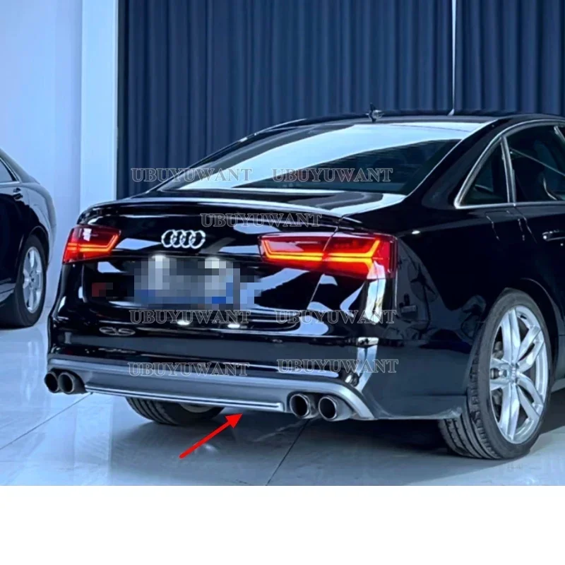 PP Rear Bumper Lip Diffuser Exhaust End Pipe For Audi A6 C7 Standard 2012-2015 Bumper S6 Style Bleack/ Carbon Color Rear Bumpr
PP Rear Bumper Lip Diffuser Exhaust End Pipe For Audi A6 C7 Standard 2012-2015 Bumper S6 Style Bleack/ Carbon Color Rear Bumpr