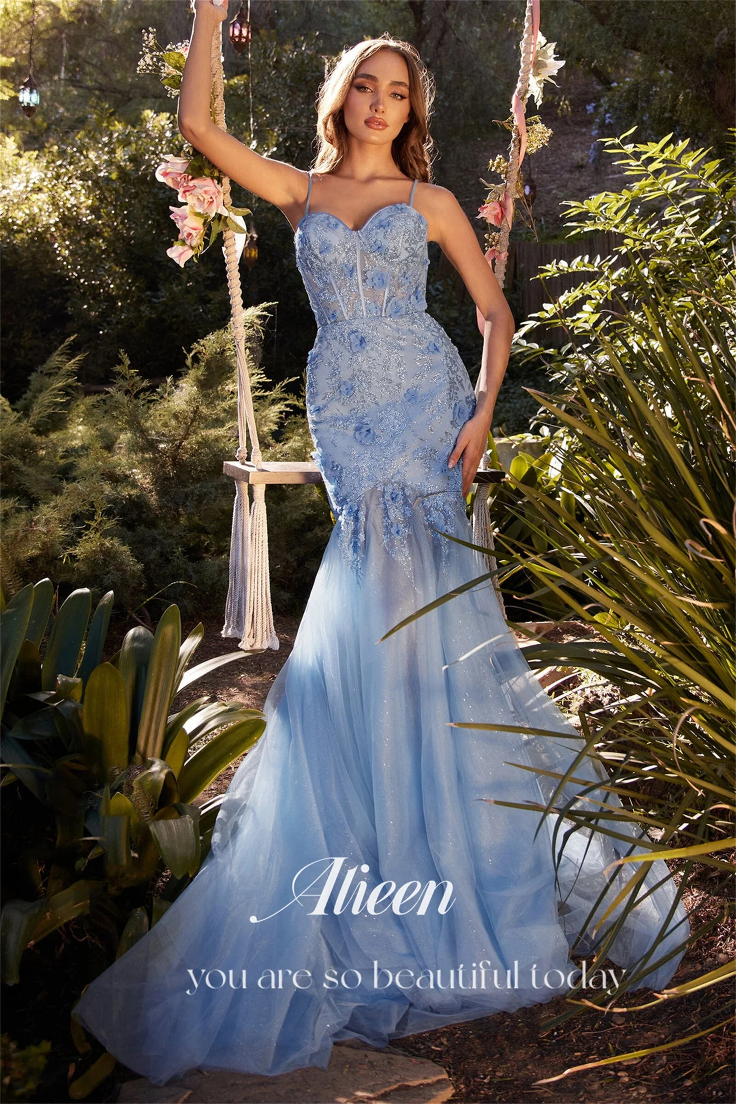 Aileen Slim Shoulder Straps Wedding Party Dress Customized Saudi Women's Evening Dresses for Special Occasions blue Mermaid Lace
Aileen Slim Shoulder Straps Wedding Party Dress Customized Saudi Women's Evening Dresses for Special Occasions blue Mermaid Lace