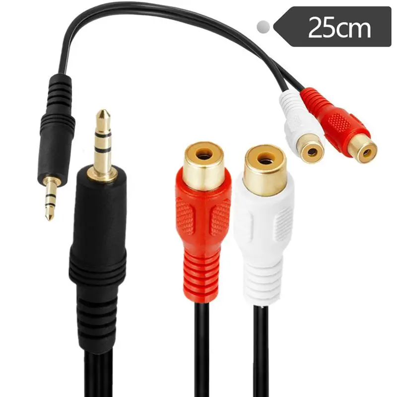Gold-Plated Computer Adapter Case Audio Cable, Lotus Cable, DC3.5mm M/2 * RCA F DC3.5 F/2 * RCA M DC3.5mm F/2 * RCA F Cable
Gold-Plated Computer Adapter Case Audio Cable, Lotus Cable, DC3.5mm M/2 * RCA F DC3.5 F/2 * RCA M DC3.5mm F/2 * RCA F Cable