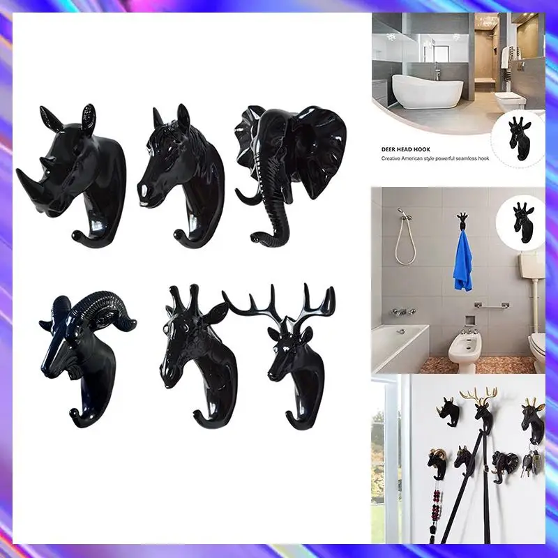 Towel Hook Wall Hanging Deer Head Clothes Hanger Room Craft Decoration Wall Decoration Hook Durable Easy Install ,6 PCS
Towel Hook Wall Hanging Deer Head Clothes Hanger Room Craft Decoration Wall Decoration Hook Durable Easy Install ,6 PCS
