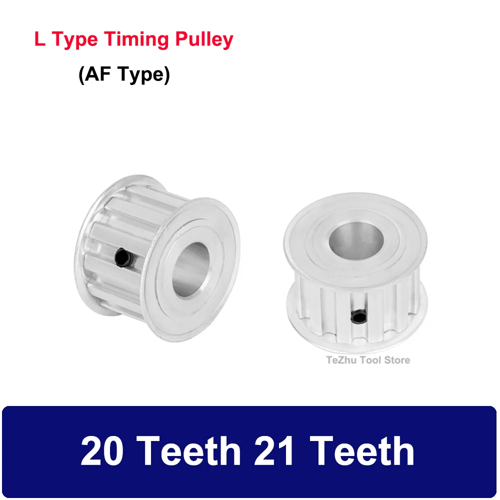 1PCS L Type Timing Pulley 20 Teeth 21 Teeth Width 14/21/27/41mm Synchronous Belt Wheel Bore 8mm-30mm Transmission Part
1PCS L Type Timing Pulley 20 Teeth 21 Teeth Width 14/21/27/41mm Synchronous Belt Wheel Bore 8mm-30mm Transmission Part