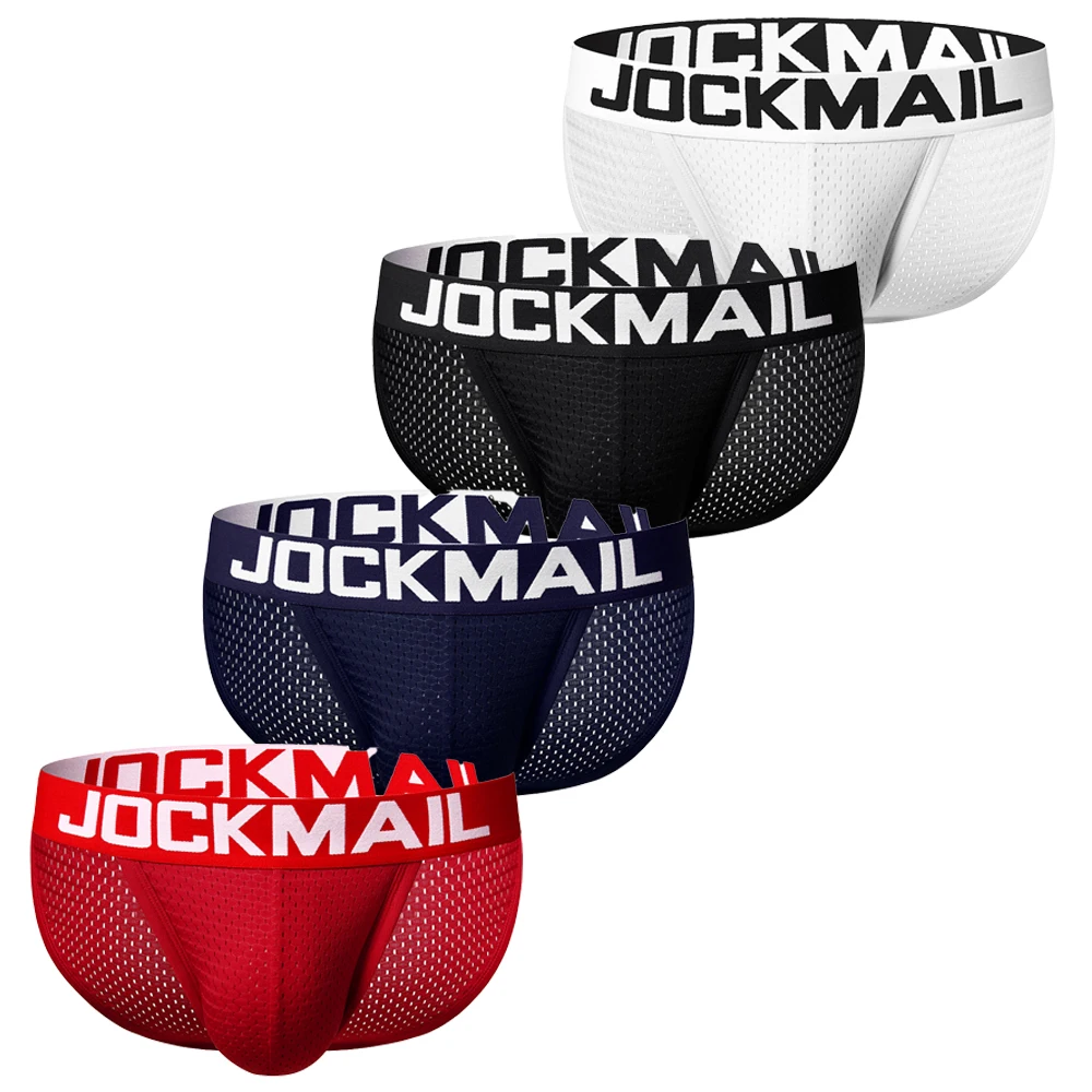 Трусы-брифы Jockmail мужские, пикантное нижнее белье с заниженной талией, сетчатые Трусы-слипы для геев, трусы-бикини
Трусы-брифы Jockmail мужские, пикантное нижнее белье с заниженной талией, сетчатые Трусы-слипы для геев, трусы-бикини