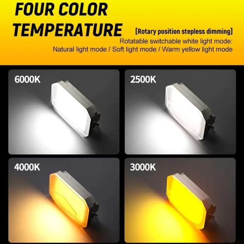 J0MA High Brightness Outdoor Work Light 800 Adjustable To 50 Type C Charging For Emergency Night Use
J0MA High Brightness Outdoor Work Light 800 Adjustable To 50 Type C Charging For Emergency Night Use