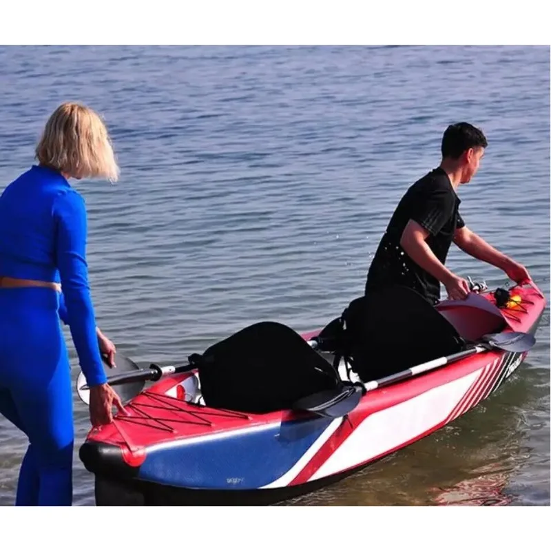 High Pressure Ocean Sea Lake Fishing Kayak Boat Inflatable Drop Stitch Kayak with Paddle seat
High Pressure Ocean Sea Lake Fishing Kayak Boat Inflatable Drop Stitch Kayak with Paddle seat