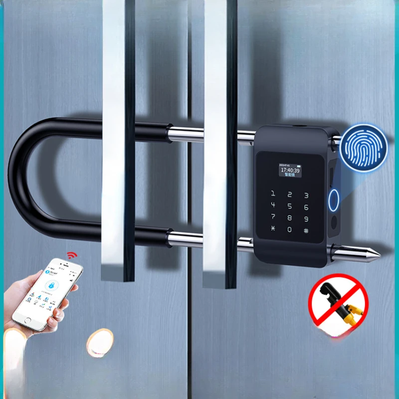Fingerprint U-lock office glass door shop outdoor intelligent electronic mortise waterproof password
Fingerprint U-lock office glass door shop outdoor intelligent electronic mortise waterproof password