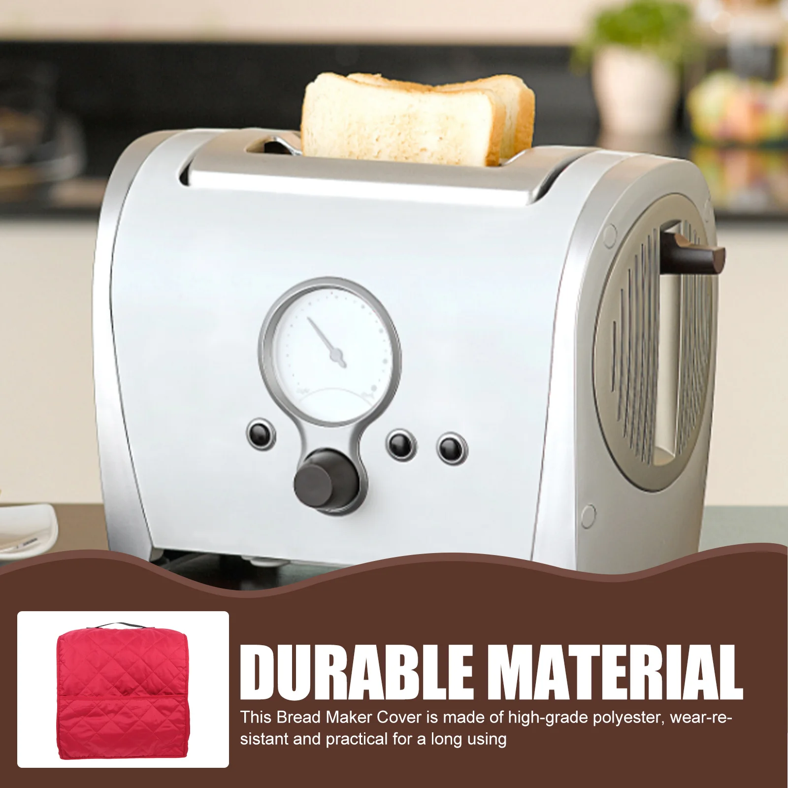 Toaster Dirt Cover High-Grade Wear-Resistant Bread Maker Protective Cover Kitchen Toaster Protector Appliance Dirtproof
Toaster Dirt Cover High-Grade Wear-Resistant Bread Maker Protective Cover Kitchen Toaster Protector Appliance Dirtproof