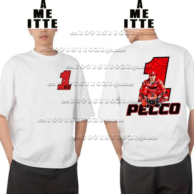 2025 New Francesco Pecco Bagnaia 63 No.1 GP Men's 3D Printed Cycling Shirt Men Women Casual Motorcycle Sports Racing T-shirt
2025 New Francesco Pecco Bagnaia 63 No.1 GP Men's 3D Printed Cycling Shirt Men Women Casual Motorcycle Sports Racing T-shirt