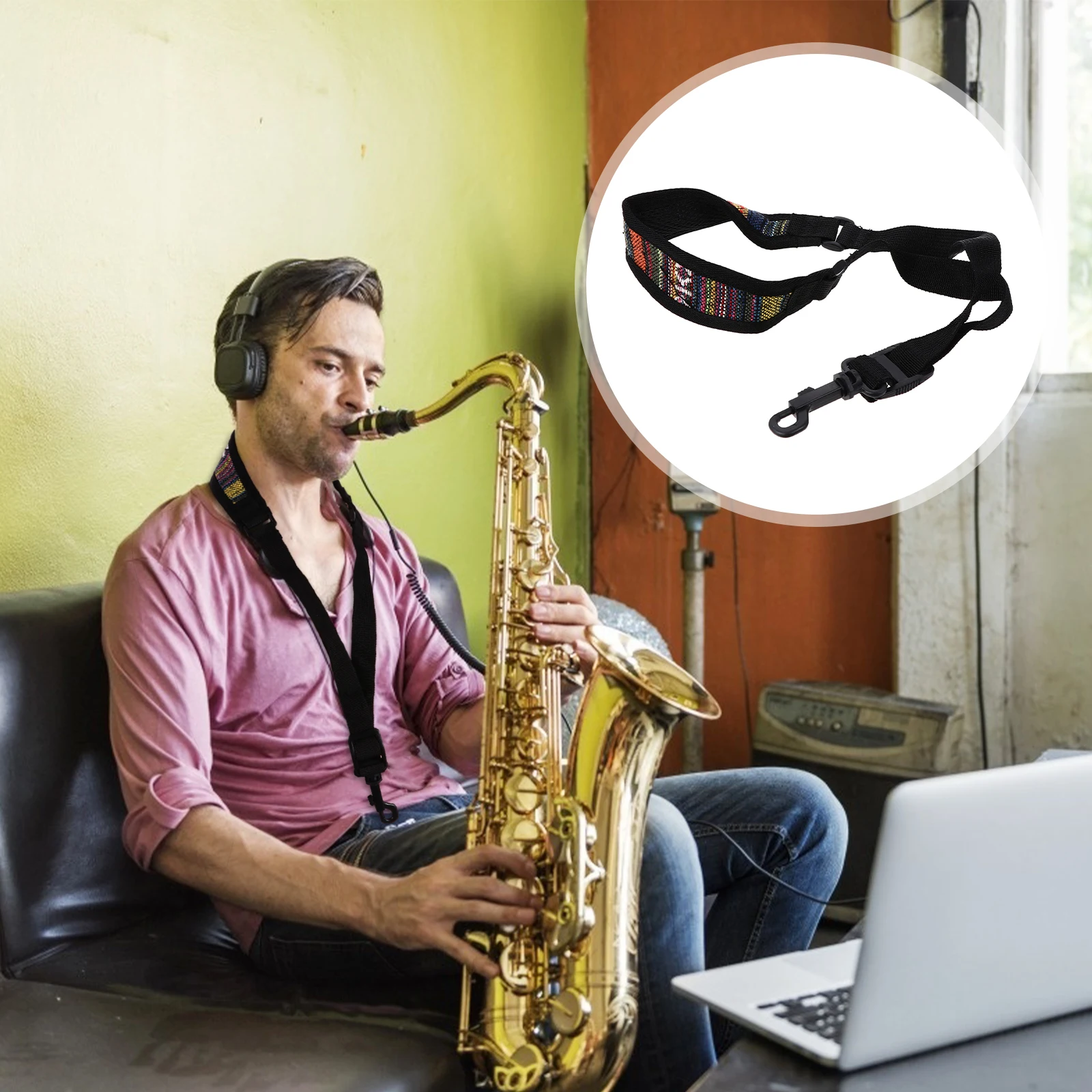 1pc Saxophone Shoulder Strap Adjustable Length High Quality Comfortable Child Size Colorful Instrument Accessories Zero Parts
1pc Saxophone Shoulder Strap Adjustable Length High Quality Comfortable Child Size Colorful Instrument Accessories Zero Parts