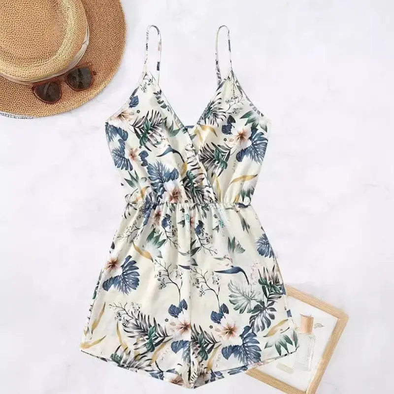 Beach Floral Print Short Romper Women's Summer Strap Crossboder Polyester Fiber Low Waist Five Pants Commute Style Diamond Em...
Beach Floral Print Short Romper Women's Summer Strap Crossboder Polyester Fiber Low Waist Five Pants Commute Style Diamond Em...