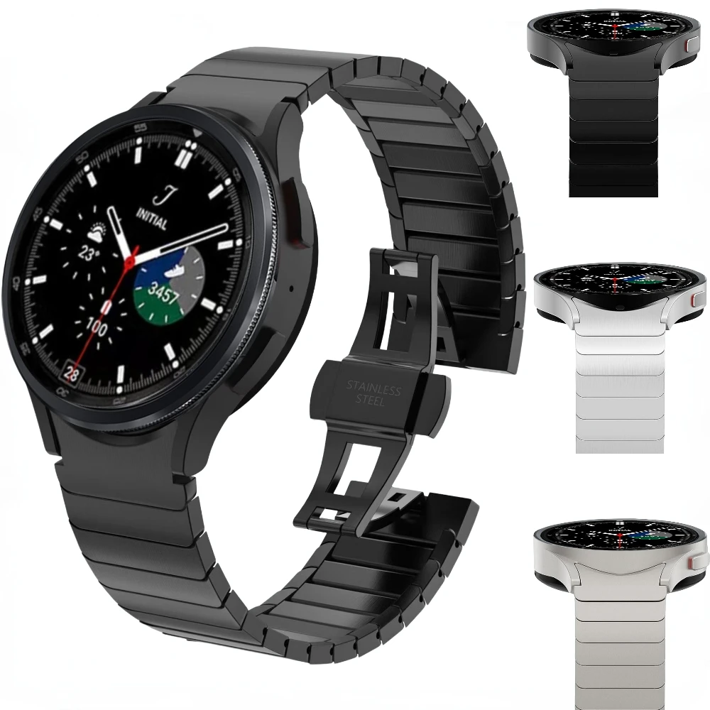 Metal strap For Samsung Galaxy watch 7 6 5 4 40mm 44mm Pro 45mm Stainless steel high-end wristband For 6 4 Classic 47mm 46mm43mm
Metal strap For Samsung Galaxy watch 7 6 5 4 40mm 44mm Pro 45mm Stainless steel high-end wristband For 6 4 Classic 47mm 46mm43mm