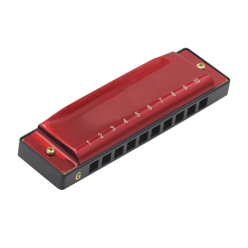 Diatonic Harmonica Metal 10-hole Blues Instrument Waterproof Compact Smooth Sound Chrome Plated Copper Durable
Diatonic Harmonica Metal 10-hole Blues Instrument Waterproof Compact Smooth Sound Chrome Plated Copper Durable