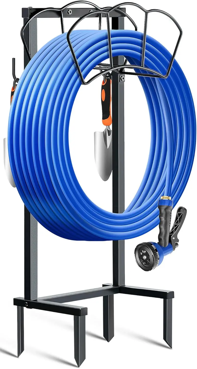 Heavy Duty Metal Garden Hose Holder Stand Organizer Rack for Patio Lawn Storage up to 150Ft Hoses
Heavy Duty Metal Garden Hose Holder Stand Organizer Rack for Patio Lawn Storage up to 150Ft Hoses
