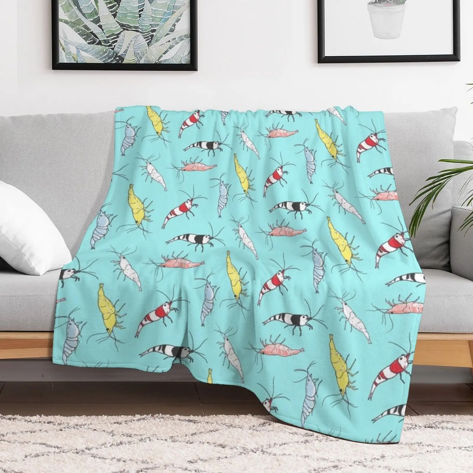 Fancy Ornamental Aquarium Shrimp on Blue Background Throw Blanket Vintage Luxury Brand sofa bed Blankets
Fancy Ornamental Aquarium Shrimp on Blue Background Throw Blanket Vintage Luxury Brand sofa bed Blankets