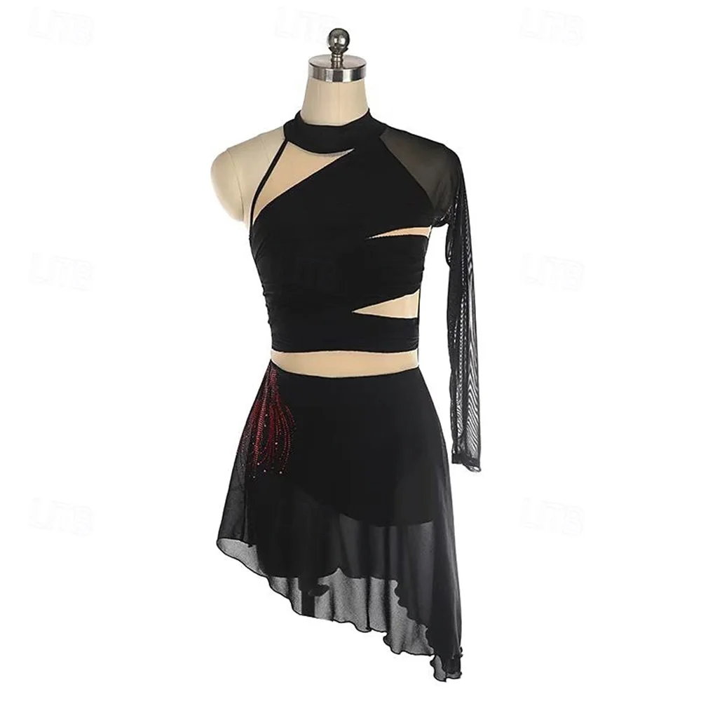 Girls' Ice Skating Dress Stretchy Training Practice Professional Skating Wear Thermal Warm Crystal / Rhinestone Long Sleeve Ice
Girls' Ice Skating Dress Stretchy Training Practice Professional Skating Wear Thermal Warm Crystal / Rhinestone Long Sleeve Ice